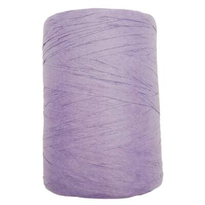 Angel Çanta Aksesuar 100 gr İthal Bambu Natural Soft Rafya Mor Renk No:D42 - 1