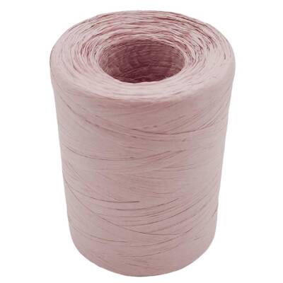 Angel Çanta Aksesuar 100 gr İthal Bambu Natural Soft Rafya Pudra Renk No:D89(Nas Rafya) - 2