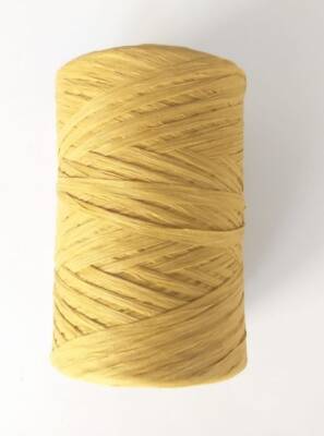 Angel Çanta Aksesuar Hardal Sarı Renk Angel Rafya İp No:8 - 1