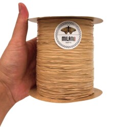 Angel Çanta Aksesuar Milano Rafya 100 gr (no:36)(Koyu Karamel) - Angel Çanta Aksesuar