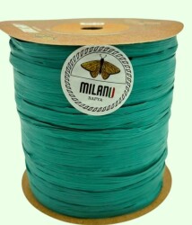 Angel Çanta Aksesuar Milano Rafya Koyu Yeşil Renk 100 gr (no:39) - Angel Çanta Aksesuar