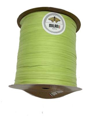 Angel Çanta Aksesuar Milano Rafya Neon Yeşil Renk 100 gr (NO:27) - 1