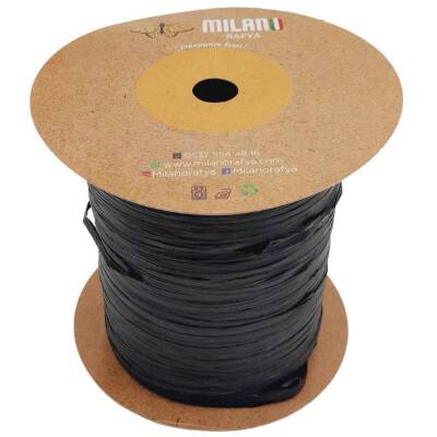 Angel Çanta Aksesuar Milano Rafya Siyah Renk 100 gr (no:8) - 1