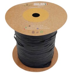 Angel Çanta Aksesuar Milano Rafya Siyah Renk 100 gr (no:8) - Angel Çanta Aksesuar