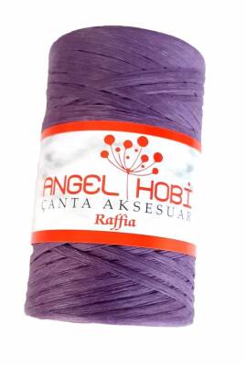 Angel Çanta Aksesuar Mor Renk Rafya İp (Eva Yarn) - 1