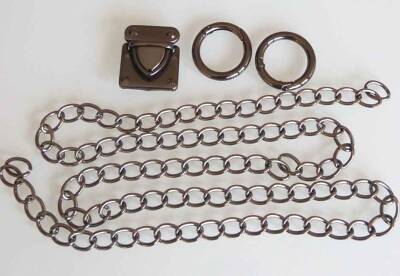 Angel Çanta Aksesuar Füme Renk Zincir Set - 1