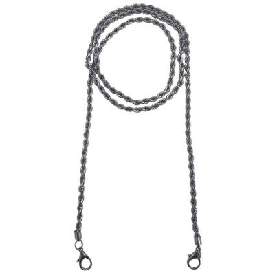 Angel Çanta Aksesuar 120 cm Burgulu Füme Renk Kancalı Çanta Zinciri - 2