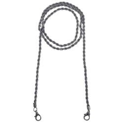 Angel Çanta Aksesuar 120 cm Burgulu Füme Renk Kancalı Çanta Zinciri - 2