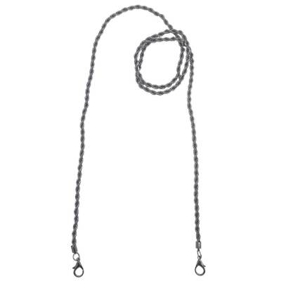 Angel Çanta Aksesuar 120 cm Burgulu Füme Renk Kancalı Çanta Zinciri - 4