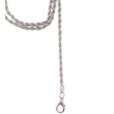 Angel Çanta Aksesuar 120 cm Burgulu Gümüş Renk Kancalı Çanta Zinciri - 3