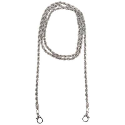 Angel Çanta Aksesuar 120 cm Burgulu Gümüş Renk Kancalı Çanta Zinciri - 2