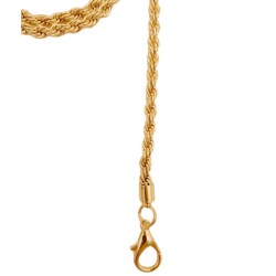 Angel Çanta Aksesuar 120 cm Burgulu Light Gold Renk Kancalı Çanta Zinciri - 3