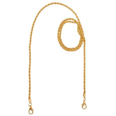 Angel Çanta Aksesuar 120 cm Burgulu Light Gold Renk Kancalı Çanta Zinciri - 4