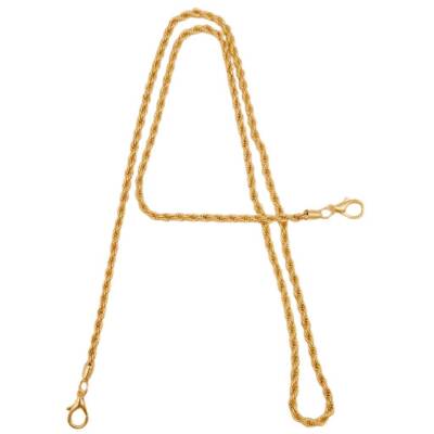 Angel Çanta Aksesuar 120 cm Burgulu Light Gold Renk Kancalı Çanta Zinciri - 1