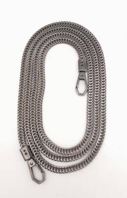 Angel Çanta Aksesuar 125 cm Füme Renk Kancalı Çanta Zinciri - 2