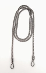 Angel Çanta Aksesuar 125 cm Füme Renk Kancalı Çanta Zinciri - Angel Çanta Aksesuar