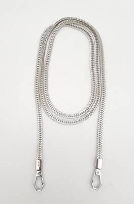 Angel Çanta Aksesuar 125 cm Gümüş Renk Kancalı Çanta Zinciri - 1