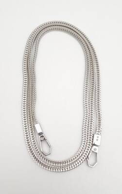 Angel Çanta Aksesuar 125 cm Gümüş Renk Kancalı Çanta Zinciri - 2