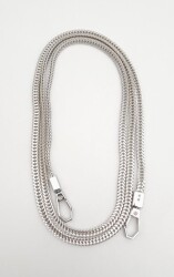 Angel Çanta Aksesuar 125 cm Gümüş Renk Kancalı Çanta Zinciri - 2