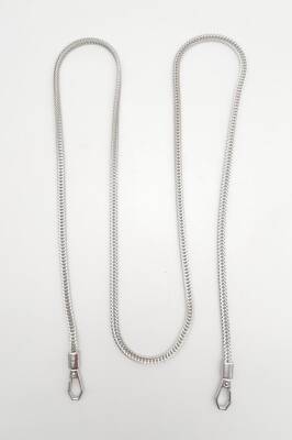 Angel Çanta Aksesuar 125 cm Gümüş Renk Kancalı Çanta Zinciri - 3