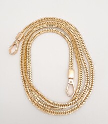 Angel Çanta Aksesuar 125 cm Light Gold Renk Kancalı Çanta Zinciri - 2