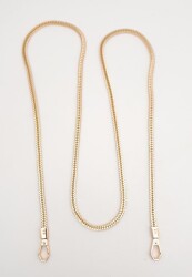 Angel Çanta Aksesuar 125 cm Light Gold Renk Kancalı Çanta Zinciri - 3