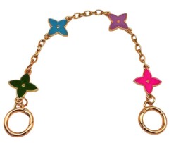 Angel Çanta Aksesuar 32 Cm Renkli Çiçekli Çanta Sapı, Çanta Zinciri - Angel Çanta Aksesuar