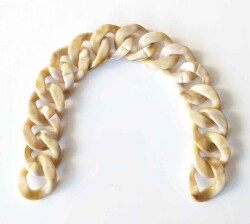 Angel Çanta Aksesuar 35 Cm Akrilik Zincir Krem - Angel Çanta Aksesuar