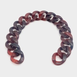 Angel Çanta Aksesuar 37 cm Akrilik Bordo Renk Çanta Zinciri - Angel Çanta Aksesuar