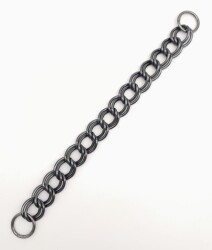 Angel Çanta Aksesuar 38 cm Çift Halkalı Füme Renk Zincir - 2