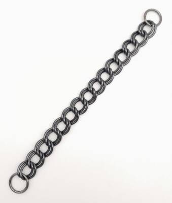 Angel Çanta Aksesuar 38 cm Çift Halkalı Füme Renk Zincir - 2