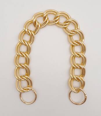 Angel Çanta Aksesuar 38 cm Çift Halkalı Light Gold Renk Zincir - 1