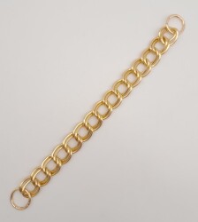 Angel Çanta Aksesuar 38 cm Çift Halkalı Light Gold Renk Zincir - 2