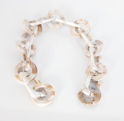 Angel Çanta Aksesuar 40 Cm Akrilik Zincir Taba Tonlu - Angel Çanta Aksesuar