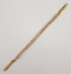 Angel Çanta Aksesuar 40 cm Derili Zincir Bej Renk Açık Antik Metalli - 2