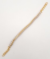 Angel Çanta Aksesuar 40 cm Derili Zincir Bej Renk Light Gold Metalli - 2