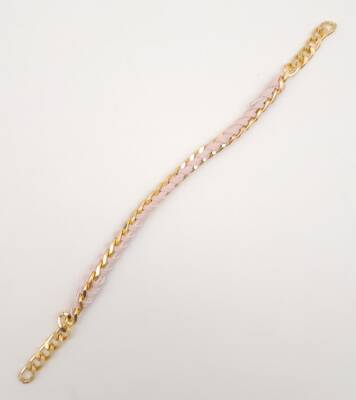 Angel Çanta Aksesuar 40 cm Derili Zincir Pudra Renk Light Gold Metalli - 2