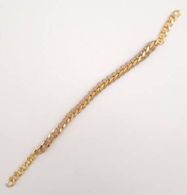 Angel Çanta Aksesuar 40 cm Derili Zincir Vizon Renk Light Gold Metalli - 2