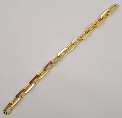 Angel Çanta Aksesuar 40 cm Metal Görünümlü Oval Light Gold Renk Akrilik Zincir - 3