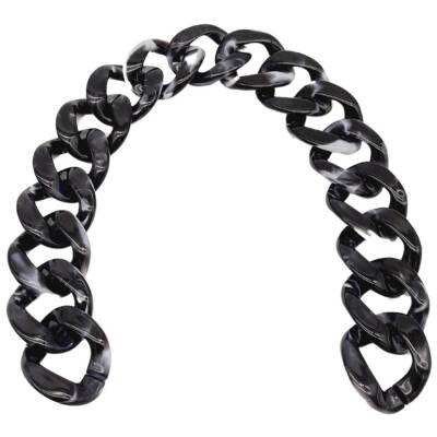 Angel Çanta Aksesuar 41 cm Akrilik Zincir Füme Siyah Renk - 2