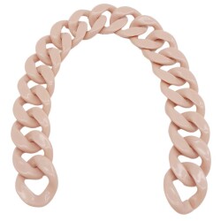 Angel Çanta Aksesuar 41 cm Akrilik Zincir Pudra Renk - 2