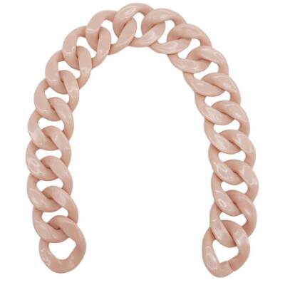 Angel Çanta Aksesuar 41 cm Akrilik Zincir Pudra Renk - 1