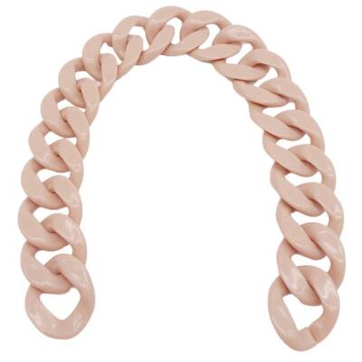 Angel Çanta Aksesuar 41 cm Akrilik Zincir Pudra Renk - 2