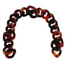 Angel Çanta Aksesuar 45cm Akrilik Leopar Desenli Çanta Zinciri - Angel Çanta Aksesuar