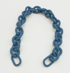 Angel Çanta Aksesuar 48 cm İndigo Renk Buzlu (Mat) Zincir - Angel Çanta Aksesuar