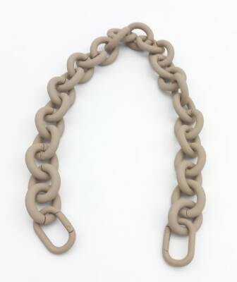 Angel Çanta Aksesuar 48 cm Koyu Bej Renk Buzlu (Mat) Zincir - 1