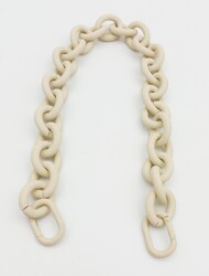 Angel Çanta Aksesuar 48 cm Krem Renk Buzlu (Mat) Zincir - Angel Çanta Aksesuar