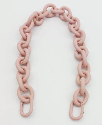 Angel Çanta Aksesuar 48 cm Pudra Renk Buzlu (Mat) Zincir - 1