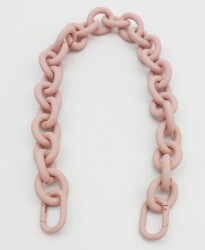 Angel Çanta Aksesuar 48 cm Pudra Renk Buzlu (Mat) Zincir - Angel Çanta Aksesuar