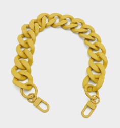 Angel Çanta Aksesuar 50x3.3 cm Hardal Renk Buzlu (Mat) Zincir - Angel Çanta Aksesuar